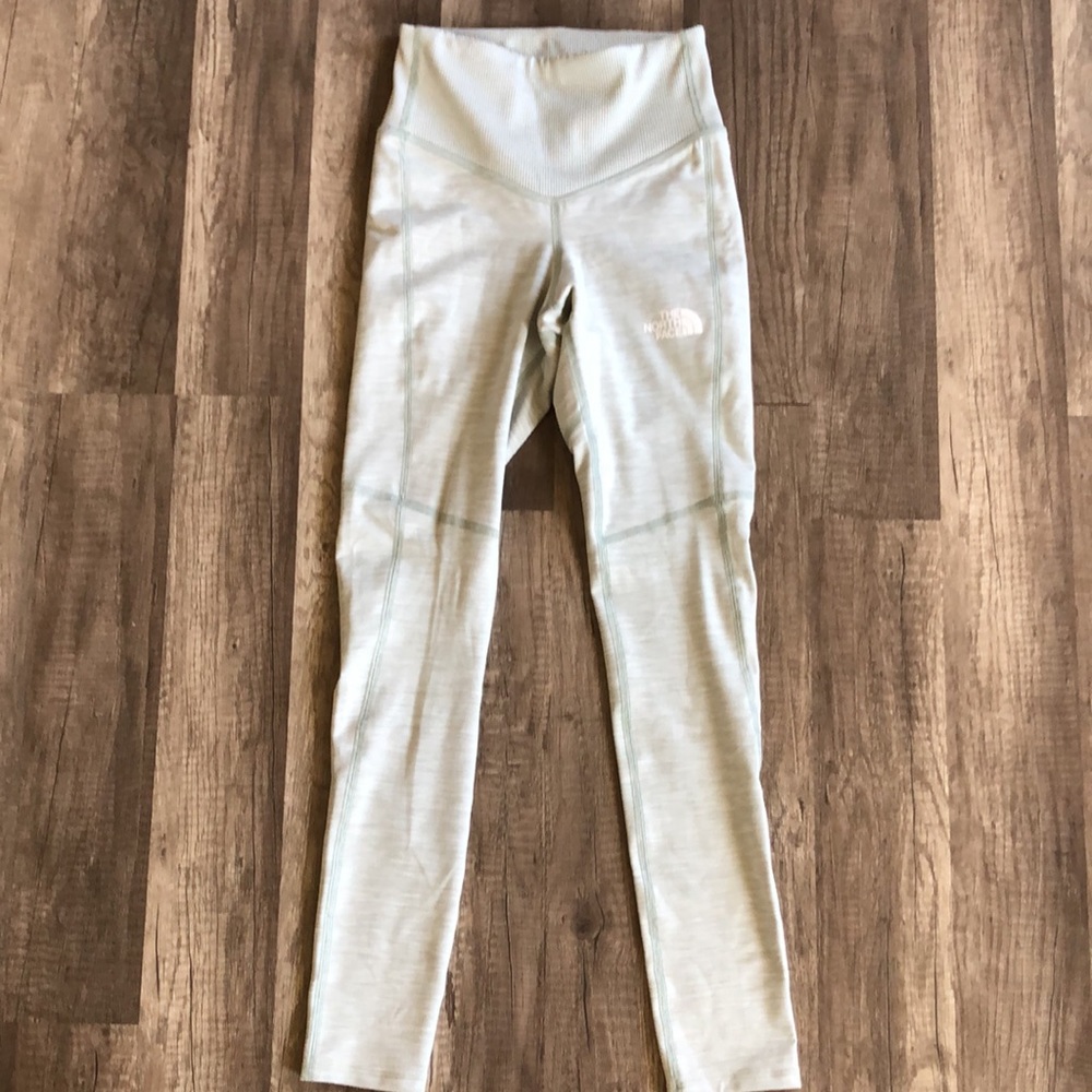 The North Face Dune Sky 7/8 Leggings Light Green XS NEW - Picture 3 of 12
